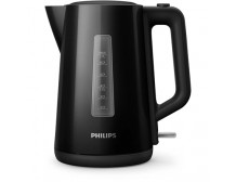 Philips Kettle HD9318/20 Electric, 2200 W, 1.7 L, Plastic, 360 rotational base, Black