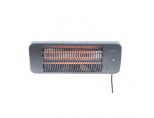 SUNRED Heater LUG-2000W, Lugo Quartz Wall Infrared, 2000 W, Grey