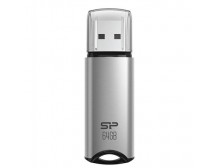 Silicon Power USB Flash Drive Marvel Series M02 64 GB, Type-A USB 3.2 Gen 1, Silver