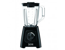 TEFAL Blender BL420838 BlendForce Tabletop, 600 W, Jar material Plastic, Jar capacity 1.25 L, Ice crushing, Black