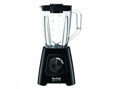 TEFAL Blender BL420838 BlendForce Tabletop, 600 W, Jar material Plastic, Jar capacity 1.25 L, Ice crushing, Black