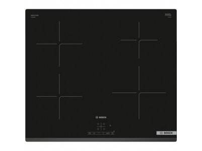 Bosch Hob PUE63KBB6E Induction, Number of burners/cooking zones 4, Touch, Timer, Black
