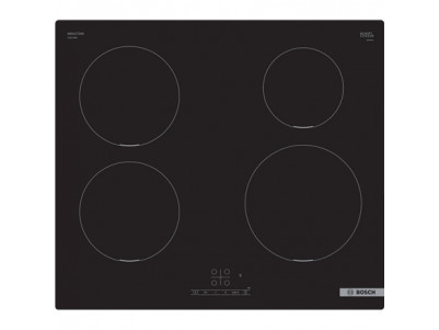 Bosch Hob PUE611BB5E Induction, Number of burners/cooking zones 4, Touch, Timer, Black