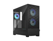 Fractal Design op Air RGB Black TG Clear Tint, ATX, mATX, Mini ITX, Power supply included No