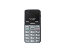 Panasonic KX-TU160 Easy Use Mobile Phone Grey, 2.4 ", TFT-LCD, 240 x 320, USB version USB-C, Built-in camera, Main camera 0.3 MP