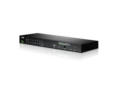 Aten CS1716A 16-Port PS/2-USB VGA KVM Switch with Daisy-Chain Port and USB Peripheral Support