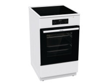 Gorenje Cooker GEIT5C60WPG Hob type Vitroceramic, Oven type Electric, White, Width 50 cm, Grilling, 70 L, Depth 59.4 cm