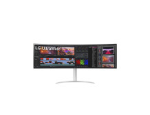 LG 49WQ95C-W 49 UltraWide Curved LED Monitor 5120x1440/400cd/m2/5ms/ HDMI USB Type C Display Port