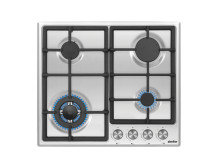 Simfer Hob H6.406.VGWIM Gas, Number of burners/cooking zones 3 Gas + 1 Wok, Mechanical, Stainless Steel