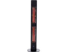 SUNRED Heater RD-DARK-3000L, Valencia Dark Lounge Infrared, 3000 W, Black