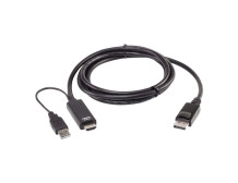 Aten 2L-7D02HDP True 4K 1.8M HDMI to DisplayPort Cable