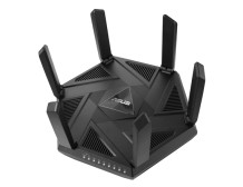 Asus Wifi 6 802.11ax Tri-band Gigabit Gaming Router RT-AXE7800 802.11ax, 10/100/1000 Mbit/s, Ethernet LAN (RJ-45) ports 4, Anten