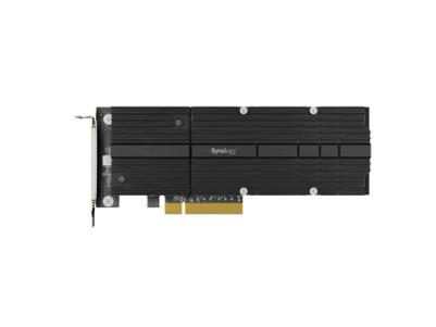 Synology M2D20 Dual-slot M.2 NCMe PCIe SSD adapter card for cashe acceleration GT/s, PCIe 3.0 x8