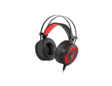 Genesis Gaming Headset Neon 360 Stereo Built-in microphone, Black/Red, Wired