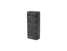 Natec USB 3.0 HUB, Mantis 2, 4-Port, On/Off with AC Adapter