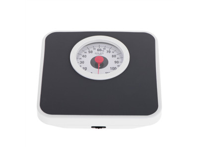 Adler Mechanical Bathroom Scale AD 8178 Maximum weight (capacity) 120 kg, Accuracy 1000 g, Black