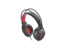 Genesis RADON 300 Gaming Headset, Built-in microphone, Black/Red