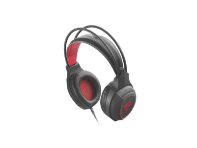 Genesis RADON 300 Gaming Headset, Built-in microphone, Black/Red