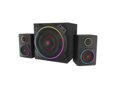 Genesis Helium 800BT Computer Speakers, Bluetooth, Wireless connection, Black