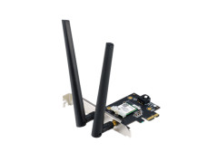 Asus AX1800 Dual-Band Bluetooth 5.2 PCIe Wi-Fi Adapter PCE-AX1800 802.11ax, 574+1201 Mbit/s, MU-MiMO Yes, No mobile broadband, A