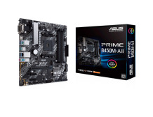 Asus PRIME B450M-A II Memory slots 4, Number of SATA connectors 6 x SATA III, max 128GB, Chipset AMD B, Processor family AMD, Mi