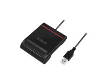 Logilink USB 2.0 card reader, for smart ID CR0047 Black