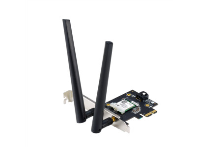 Asus Wi-Fi Adapter, Tri-Band, Wi-Fi 6E Adapter PCE-AXE5400 802.11ax