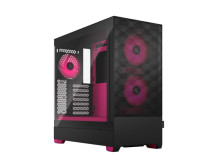 Fractal Design Pop Air RGB Magenta Core TG Clear Tint, ATX, mATX, Mini ITX, Power supply included No