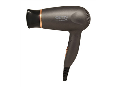 Camry Hair Dryer CR 2261 1400 W, Number of temperature settings 2, Metallic Grey/Gold