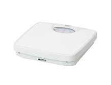 Adler Mechanical bathroom scale AD 8151w Maximum weight (capacity) 130 kg, Accuracy 1000 g, White