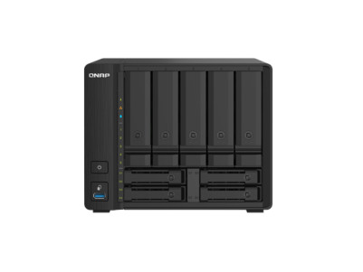 QNAP 9-Bay QTS NAS TS-932PX-4G Up to 9 HDD/SSD Hot-Swap, AL324 ARM Cortex-A57 Quad-Core, Processor frequency 1.7 GHz, 4 GB, DDR4