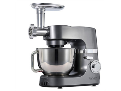 Adler Planetary Food Processor AD 4221 1200 W, Bowl capacity 7 L, Number of speeds 6, Meat mincer, Steel