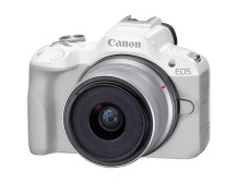 Canon EOS R50 WH + RF-S 18-45mm F4.5-6.3 IS STM (SIP) Megapixel 24.2 MP, Image stabilizer, ISO 32000, Display diagonal 2.95 ", W