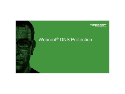 Webroot DNS Protection with GSM Console, 1 year(s), License quantity 1-9 user(s)