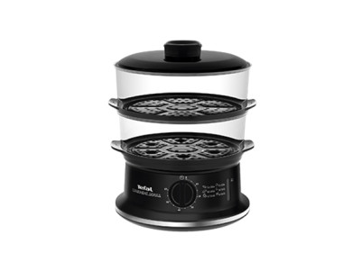 TEFAL VC140135 Food Steamer Black, 900 W, Number of baskets 2