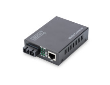 Digitus Fast Ethernet Media Converter, Multimode SC connector, 1310nm, up to 2km DN-82020-1 SC duplex, 10/100M RJ45 port