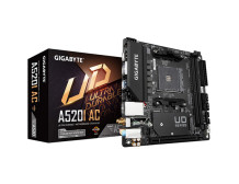 Gigabyte A520I AC Processor family AMD, Processor socket AM4, DDR4 DIMM, Memory slots 2, Number of SATA connectors 4, Chipset AM