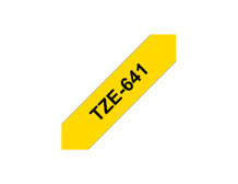 Brother TZe-641 Laminated Tape Black On Yellow, TZe, 8 m, 1.8 cm
