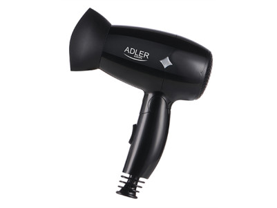 Adler Hair Dryer AD 2251 1400 W, Number of temperature settings 2, Black