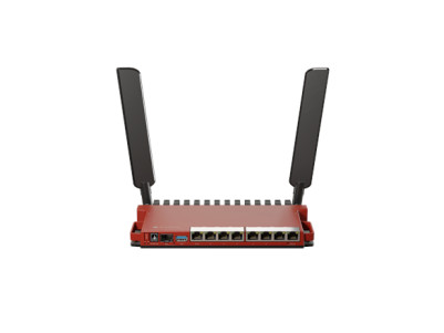 MikroTik Router L009UiGS-2HaxD-IN 802.11ax, 10/100/1000 Mbit/s, Ethernet LAN (RJ-45) ports 8, Antenna type External, 1x USB 3.0 