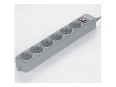 Gembird SPG6-B-6C Sockets quantity 6, Surge protector