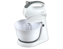 Adler Mixer AD 4202 Mixer with bowl, 300 W, Number of speeds 5, Turbo mode, White