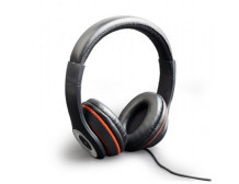 Gembird Stereo headset, "Los Angeles" + microphone, passive noise canceling Black, 3.5 mm