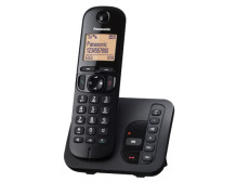 Panasonic Cordless KX-TGC220FXB Black, Built-in display, Speakerphone, Caller ID, Phonebook capacity 50 entries