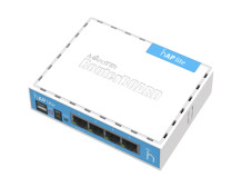 MikroTik hAP Lite Classic RB941-2nD 802.11n, 10/100 Mbit/s, Antenna type Internal, 1xUSB