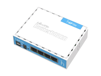 MikroTik hAP Lite Classic RB941-2nD 802.11n, 10/100 Mbit/s, Antenna type Internal, 1xUSB