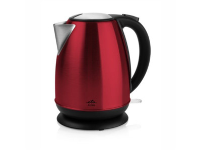 ETA Kettle 359090010 Standard, Stainless steel, Red, 2200 W, 1.7 L, 360 rotational base