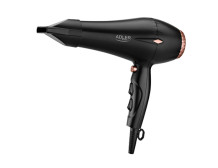 Adler Hair Dryer AD 2244 2000 W, Number of temperature settings 3, Ionic function, Diffuser nozzle, Black