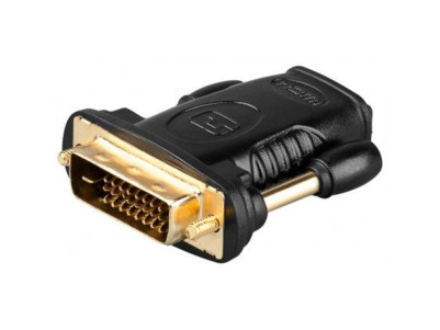 Goobay 68931 HDMI /DVI-D adapter, gold-plated