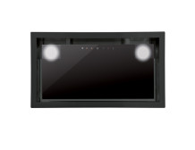 CATA Hood GC DUAL A 75 XGBK Canopy, Energy efficiency class A, Width 79.2 cm, 820 m /h, Touch control, LED, Black glass